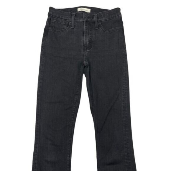 Madewell Women’s Roadtripper Mid Rise Jean In Washed Black Size 24 - Picture 3 of 7